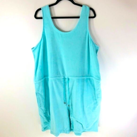 Denim & Co. Terry Romper Sleeveless
Pockets size 1X NWOT - Picture 2 of 9